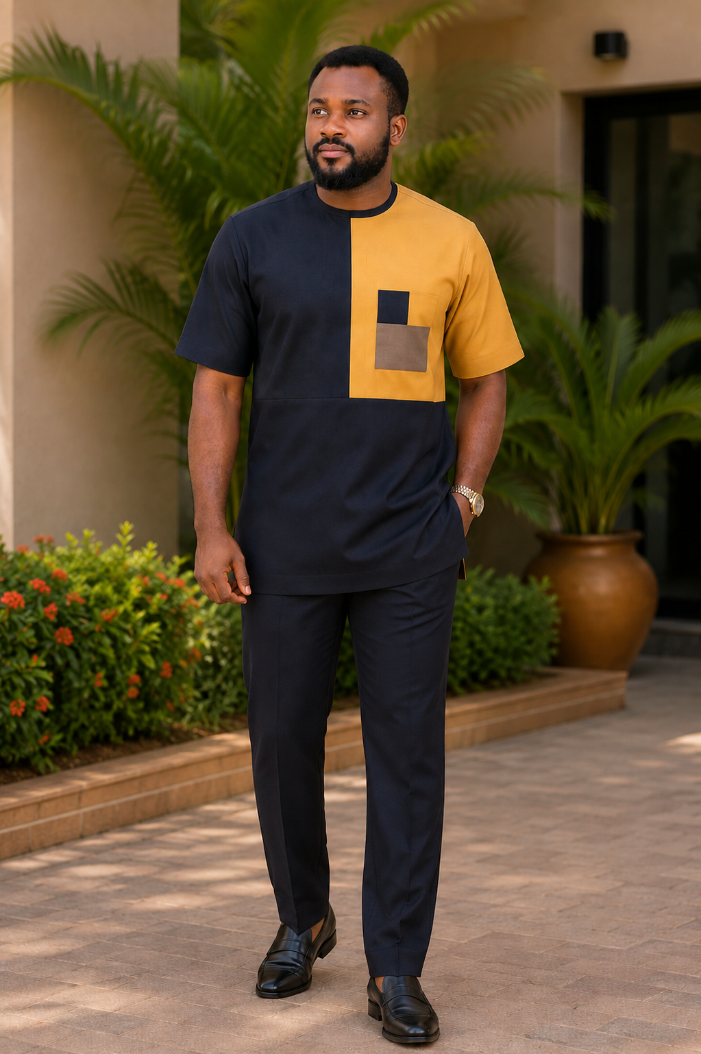 Short-Sleeve (23) Kaftan Short Sleeve SL- 023 - Image 1